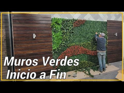 INSTALACION DE FOLLAJE ARTIFICIAL DESDE CERO