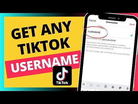 How To Get ANY TikTok Username in 2024 - Verified Guide