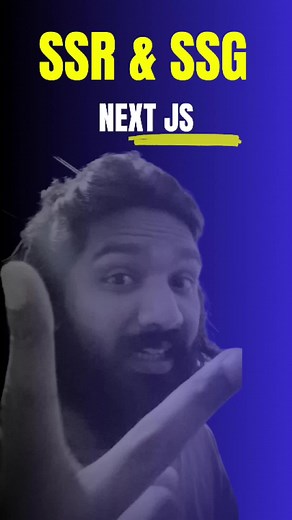 කෑමයි වතුරයි එක්ක SSG & SSR #nextjs #reactjs #programming #coding #tips #goviral #softwareengineer #trending #development #foryou #foryoupage #codingwithaviya