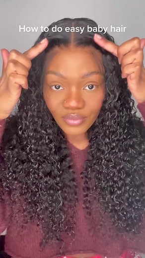 easy baby hair tutorial Mongolian Glueless Water Wave Pre Plucked Wig 22inch from @curlyme_com comment or click our bio link to shop enjoy direct 50% OFF plus extra 22% OFF with code "𝐂𝐌𝐈𝐆𝟐𝟐" follow @curlyme_com for more visit www.curlyme.com #explore #curlymehair #weargowigs #highlightedhair #straighthair #straightwigs #glueless #gluelesswig #trendingnow #lacewigs #lacefrontalsewin #lacefrontwig #fulllacewig #bodywavehair #closureinstall #613wig #wigs #colorwigs #highlightwig #frontalinst