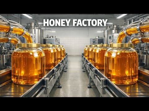 How Honey Is Made in Factories | Step-by-Step Production Process