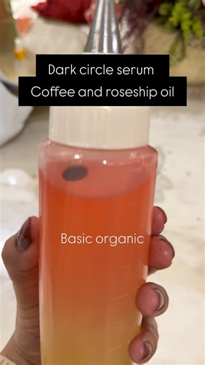 Isma Adil on Instagram: "Under eye coffee eye serum make with fresh coffee beans and essential oils that really help in reducing dark circles s and eye 👁️ puffiness , you can even apply it on your eye lash and eye growth for their growth book @basic_organic_products"