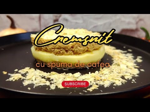 Rețetă CREMȘNIT CU SPUMĂ DE CAFEA #miefoame #cremes #cremsnit