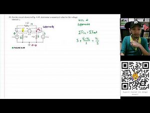 Problem 4.19 - Engineering Circuit Analysis - Hayt & Hemmerly, 9th Ed - Supernode