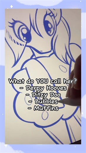 What do YOU call her? #mlpfim #derpy #mylittlepony #fanart #digitalart