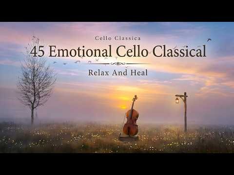 (NO ADS) 45 Most Emotional Classical Cello of All Time | Schubert, Bach, Satie🎻Music for the Soul