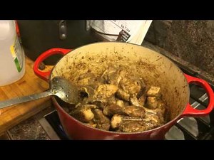 Fritada - Equadorian Fried Pork Ribs with Hominy