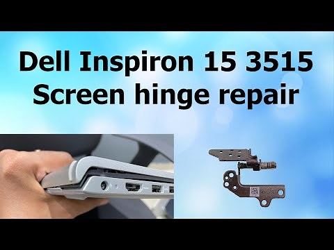 Dell Inspiron 15 3515 hinge repair using R-Kem 2 bonded anchor