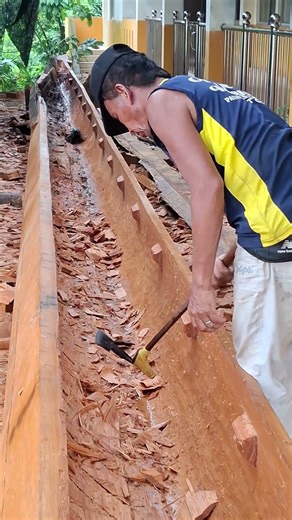 Building a boat by hand using traditional tools is more than just craftsmanship #woodworking #wood