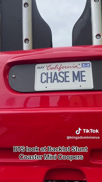 Have you ever noticed what Backlot Stunt Coaster’s liscense plates say? Which roller coaster car matches your style? #cars #carslover #cardetailing #rollercoaster #liscense #wheel #needforspeed