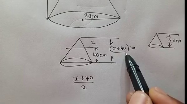 64K views · 4.5K reactions | VOLUME OF A FRUSTUM [2023 GCE Paper 2] | Jacob Sichamba Online Math | Facebook
