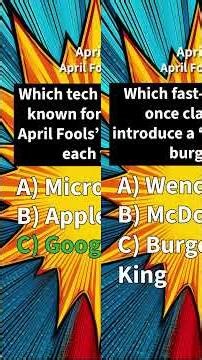 April Fools Day Quiz