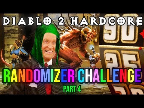 Diablo 2 HARDCORE RANDOMIZER CHALLENGE Part 4: NECROMANCING AROUND AND SPINNING THE BIG RNG WHEEL