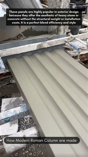 Modern roman column are made