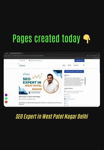 Google First Page in Hours | Live SEO Test with Real Results | ViGRO Technology