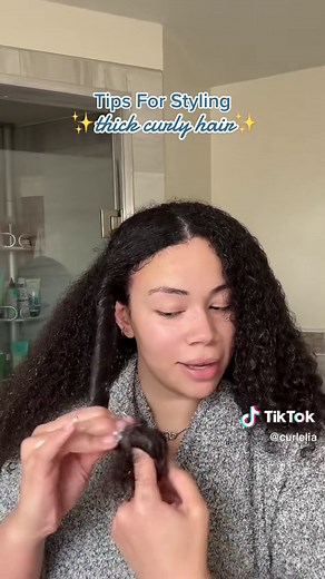 Styling Tips for Thick Curly Hair