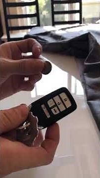 Comment remplacer la pile de la manette honda Civic 2016 - 2017 avec démarreur à distance