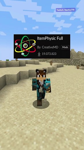 Mod para que Los Items Tengan Física en Minecraft #minecraft #minecraftmods #minecraftespañol #minecraftsurvival #parati