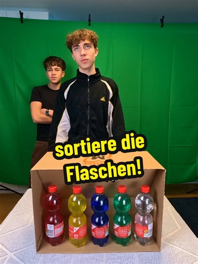 Sortiere die Flaschen: Mini Game Challenge