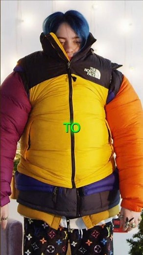 Billie Eilish tries Puffer jacket Challenge 😳🔥