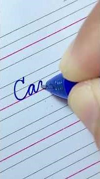 How to write “Camila” in English Cursive writing | Handwriting | Calligraphy | with Pen | by i Write