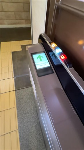 【虹作動】ディズニーリゾートラインの東京ディズニーシー・ステーション駅のEG-8000改札機で虹🌈作動→QRのフリーパスで通過