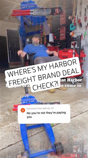 When you’re waiting for that Harbor Freight brand deal check to come in