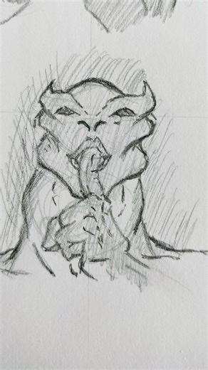 Mauricio García. on Instagram: "Bastante pasado de moda pero no importa 🤫🗣️ - - - - - - - - - - - #dibujos #dibujo #mewing #drawing #draw #tattoo #viral #skull #nohaymás #ben10 #alien #hungosaurous #omnitrix"