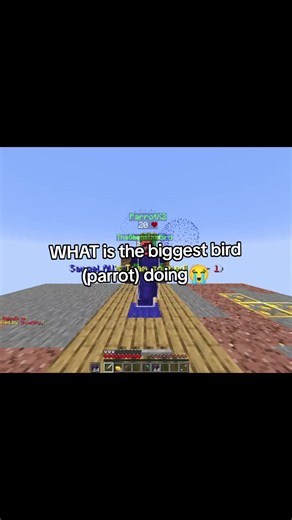 Daz why he's the biggest bird brah #parrotx2 #flamefrags #unstablesmp #unstableuniverse #wemmbu