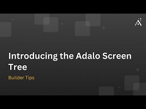 Introducing the Adalo Screen Tree