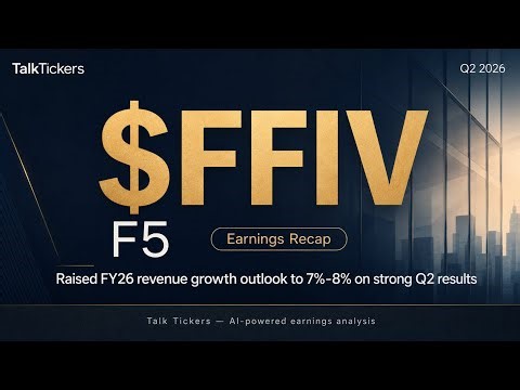 F5 Inc Q2 2026 Earnings: 11% Growth, AI & Hybrid Multi-Cloud Surge