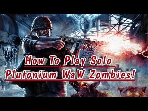 How To Play WaW Plutonium Zombies Solo (Not in Public Servers w/Console Commands Too)