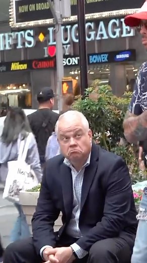 Ed Bassmaster on Instagram: "Farting in Times Square "