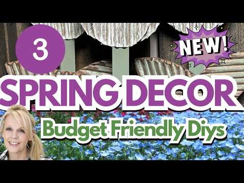 Beautiful Budget Friendly Spring DIYs with a Vintage Charm
