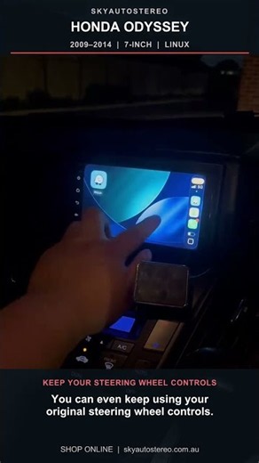 Honda Odyssey 2009–2014 7-inch Linux Upgrade | Wireless CarPlay & Android Auto