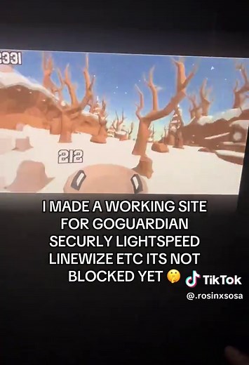 I made a working site for goguardian securly lightspeed linewize etc it’s not blocked yet #fyp #unblocked #games #proxy #schoolchromebook