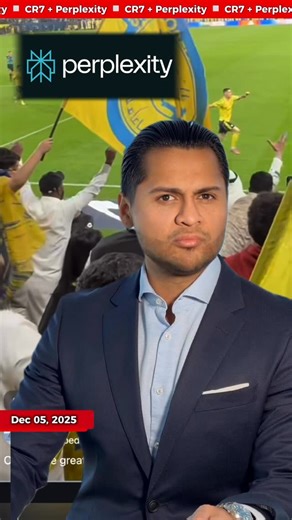 Gio Zamora on Instagram: "El salto tecnológico de Cristiano Ronaldo con Perplexity redefine el futuro digital #perplexityai #perplexity"