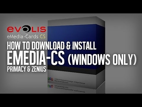 How to download & install Emedia CS Card Designer and do a basic card design