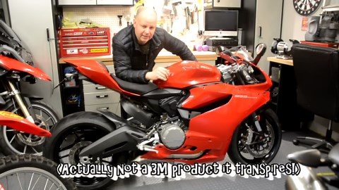 Motorcycle Paint Protection - Ducati 899 Panigale