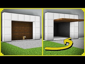 🦊How to make a garage door in MINECRAFT