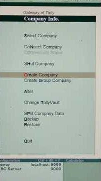 How to Create Company Tally Erp9 #shorts ‪@DharmendraSahani-k5d‬