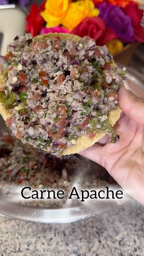 Carne Apache deli deli #carneapache #tostadas #recetas #parati | Karen Du Du