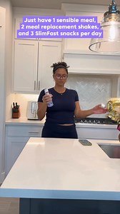 The SlimFast Plan is clinically proven and easy! 1 sensible meal, 2 meal replacement shakes, and 3 SlimFast snacks a day! | Slimfast | Facebook
