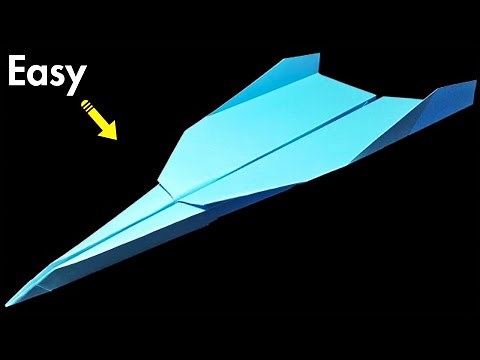 How to fold a Paper Airplane that Flies Far - world's Best Paper Airplanes