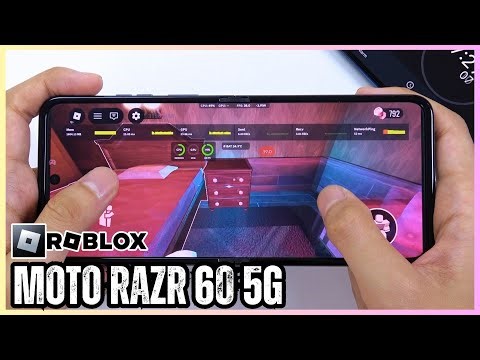 Moto Razr 60 5G Roblox Gaming Test | Blox Fruits & Doors | Dimensity 7400X