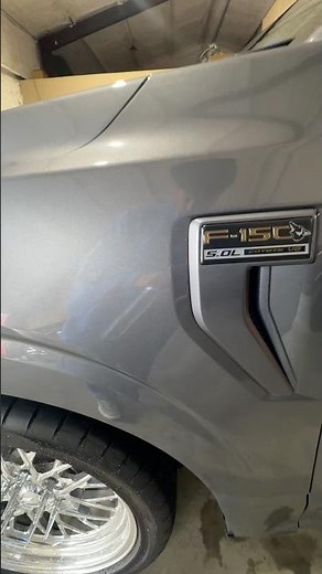 Ford F150 5.0 Coyote 🐺 Lowered on Welds #droppedtrucks #sleeperbuild #fasttrucks #racetruck #f150