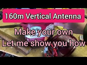 My 160m vertical #antenna #diy