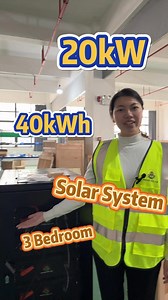 0kW solar system work for 3 bedroom house. Do you need it? #solarsystem #offgridsolar #solarpanel #solarenergy #solarpowersystem #solar #lihtiumbattery #solarpanelfactory #offgrid | Mars Solar Power System Manufacturer