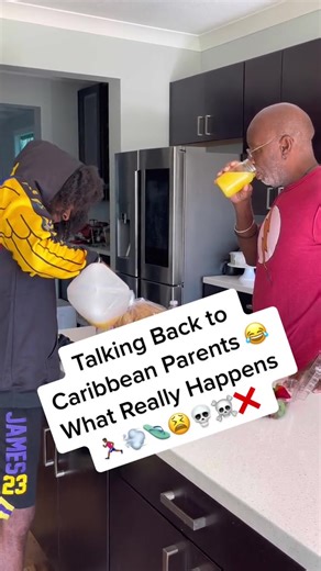 Nah Frfr 👀 @Tesroy Phillips Is my Crib Pops so Nah no wata in my orange juice 😵 and still deh man try buss my head with a sandal 🩴 #pops #caribbeantiktok #caribbeantiktok #orlando #stthomas