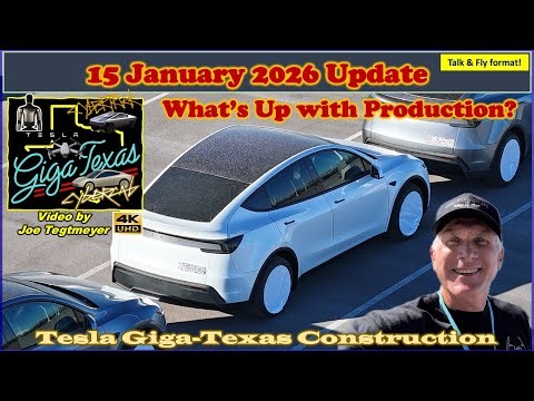 Camouflaged Model Y, Cortex 2 & Switchyard Expansion! 15 January 2026 Giga Texas Update (07:38 AM)